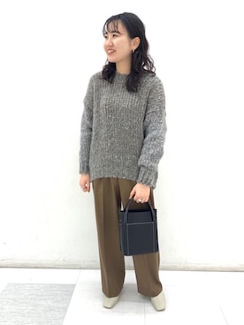 福村綾さん（レディース・160cm）の秋コーディネート