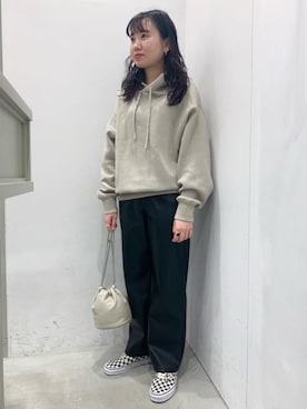 福村綾さん（レディース・160cm）の冬コーディネート