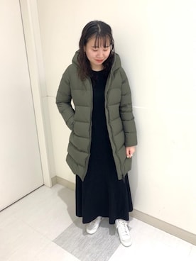 福村綾さん（レディース・160cm）の冬コーディネート