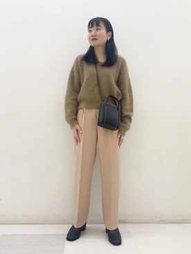 「PHILIPPE AUDIBERT（フィリップ オーディベール）の＜PHILIPPE AUDIBERT（フィリップオーディベール）＞メダルネックレス ∴（ネックレス）」を使った、福村綾さん（レディース・160cm）の冬コーディネート