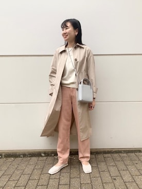 「LILIYS（リリィズ）のアイテム」を使った、福村綾さん（レディース・160cm）の春コーディネート