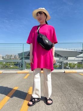 「ベーシック/トラッド」｜福村綾さん（レディース・160cm）の春コーディネート