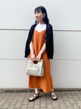 福村綾さん（レディース・160cm）の春コーディネート