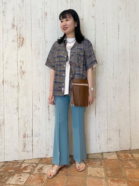 福村綾さん（レディース・160cm）の春コーディネート