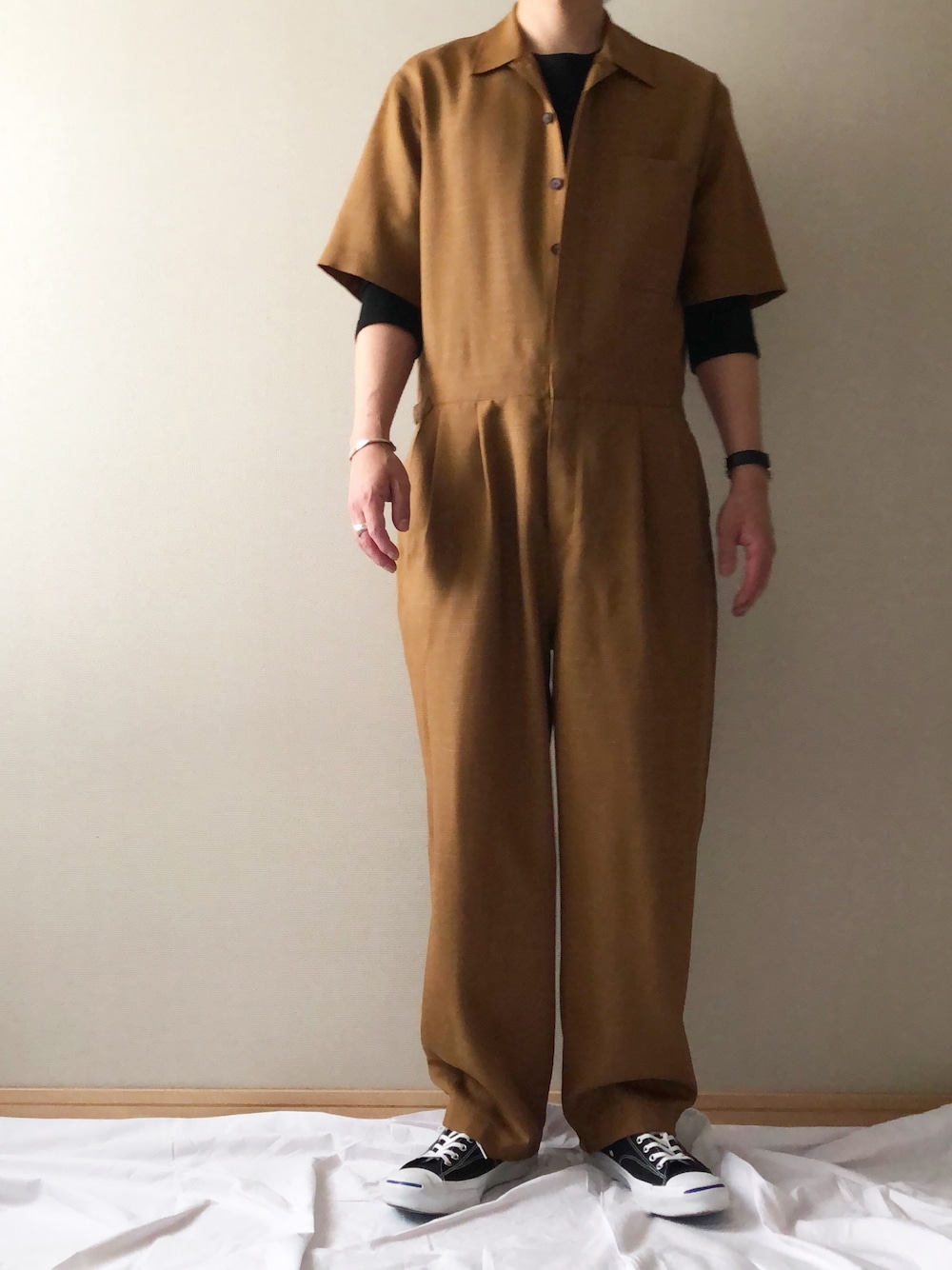 サロペット・オーバーオール・オールインワン AURALEE Light Brown Jumpsuit 楽天市場】【AUTUMN FAIR】SC-Lサイズ [低身長/高身長サイズ有