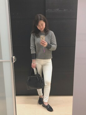 「rag & bone（ラグアンドボーン）のアイテム（トップス）」を使った、chiさん（レディース・157cm）の春コーディネート