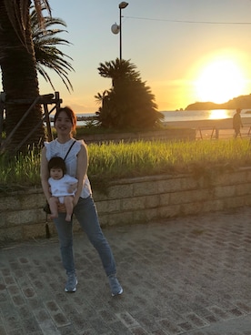 「アイテム（ママ＆ベビー）」を使った、chiさん（レディース・157cm・20代）の秋コーディネート