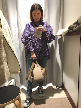 「ISABEL MARANT（イザベルマラン）のアイテム（トップス）」を使った、chiさん（レディース・157cm）の冬コーディネート