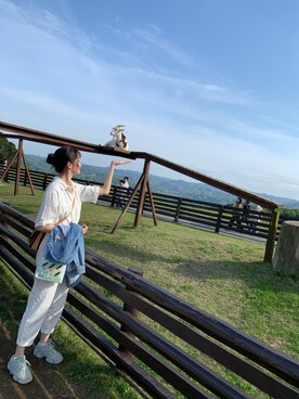 「ZARA（ザラ）のアイテム（サロペット/オーバーオール）」を使った、LinRinさん（レディース・172cm）の春コーディネート