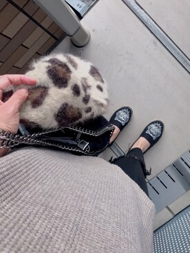 「KENZO」｜「アイテム（スリッポン）」を使った、ききまるさん（レディース・152cm）の秋コーディネート