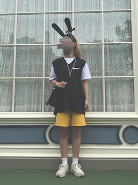 「NERDY（ノルディ）のアイテム（パンツ）」を使った、じぇびさん（レディース・158cm）の秋コーディネート