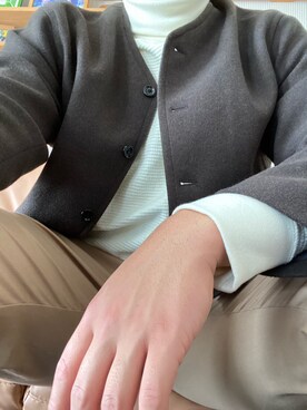 「URBAN RESEARCH（アーバンリサーチ）のアイテム（その他トップス）」を使った、りきさん（メンズ・173cm）の冬コーディネート