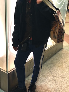 「H&M（エイチ・アンド・エム）のアイテム（ローファー）」を使った、わっかんびーさん（メンズ・173cm）の春コーディネート
