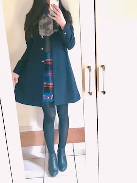 「WILLSELECTION（ウィルセレクション）のアイテム（ジャケット/アウター）」を使った、Yuuさん（レディース・164cm）の冬コーディネート