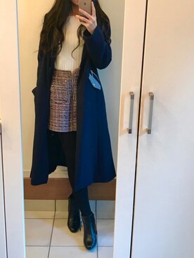 「REDYAZEL（レディアゼル）のアイテム（その他アウター）」を使った、Yuuさん（レディース・164cm）の冬コーディネート