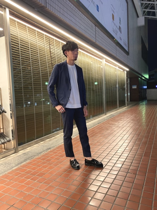 ダメリーノ CARREMAN 防風セットアップ ストレッチ ネイビー