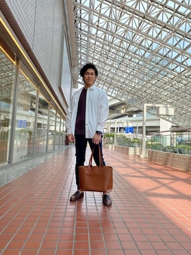 「ジョガーパンツ」｜nano・universe ルミネ横浜 Mensさん（メンズ・170cm）の夏コーディネート