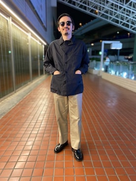 「M65」｜nano・universe ルミネ横浜 Mensさん（メンズ・170cm）の秋コーディネート