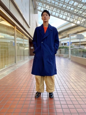 「NANO universe（ナノユニバース）のアイテム（その他アウター）」を使った、nano・universe ルミネ横浜 Mensさん（メンズ・180cm）の秋コーディネート
