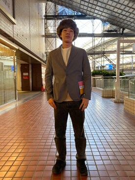 nano・universe ルミネ横浜 Mensさん（メンズ・170cm）の冬コーディネート