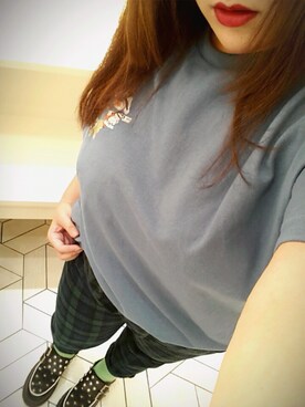 「スタッズ」｜「アイテム（レッグウェア）」を使った、kyanさん（レディース・159cm）の秋コーディネート