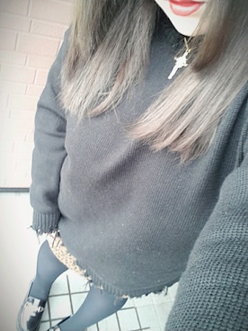 「Candy Stripper（キャンディストリッパー）のアイテム（ダウンジャケット/コート）」を使った、kyanさん（レディース・159cm）の冬コーディネート