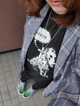 「BIAS(バイアス)のアイテム」を使った、kyanさん(レディース・159cm)の春コーディネート