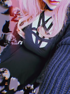 「KILL STAR（キルスター）のアイテム（ワンピース/ドレス）」を使った、kyanさん（レディース・159cm）の秋コーディネート