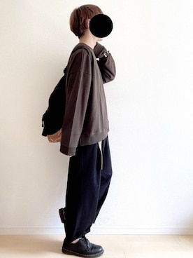 「Dr. Martens（ドクターマーチン）のDr.Martens / ドクターマーチン 1461 3EYE GIBSON SHOE 3ホール ギブソン シューズ ブーツ（ブーツ）」を使った、れぇとさん（メンズ・165cm）の秋コーディネート