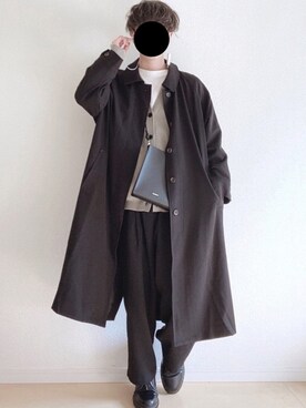 remer（リメール）のステンカラーコートを使った人気ファッション
