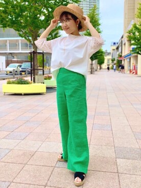「【全社タグに統合】Relax」｜hiromi_yさん（レディース・153cm）の春コーディネート