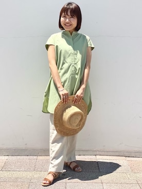 「【全社タグに統合】Relax」｜hiromi_yさん（レディース・153cm）の春コーディネート
