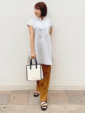 「LAURA DI MAGGIO（ローラディマッジオ）のアイテム」を使った、hiromi_yさん（レディース・153cm）の夏コーディネート