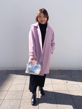 「green label relaxing（グリーンレーベルリラクシング）のアイテム（その他アウター）」を使った、hiromi_yさん（レディース・153cm）の秋コーディネート