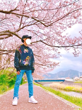 オ餅屋さん（メンズ・174cm）の春コーディネート