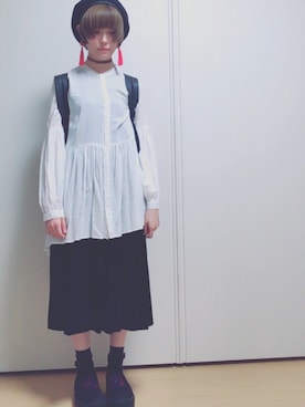 「theory（セオリー）のアイテム（ワンピース/ドレス）」を使った、かんさん（レディース・155cm）の夏コーディネート