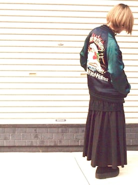 「doublet（ダブレット）のアイテム（ジャケット/アウター）」を使った、かんさん（レディース・155cm）の春コーディネート