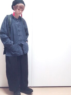 「BellyButton（ベリーボタン）のアイテム」を使った、かんさん（レディース・155cm）の秋コーディネート
