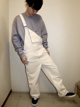「Mark Gonzales（マーク・ゴンザレス）のアイテム（オールインワン・サロペット）」を使った、yuuuu0119さん（メンズ・176cm）の秋コーディネート