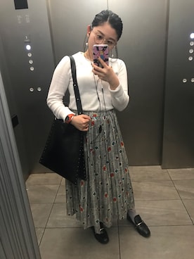 「おとなしめ」｜YAGIさん（レディース・156cm）の夏コーディネート