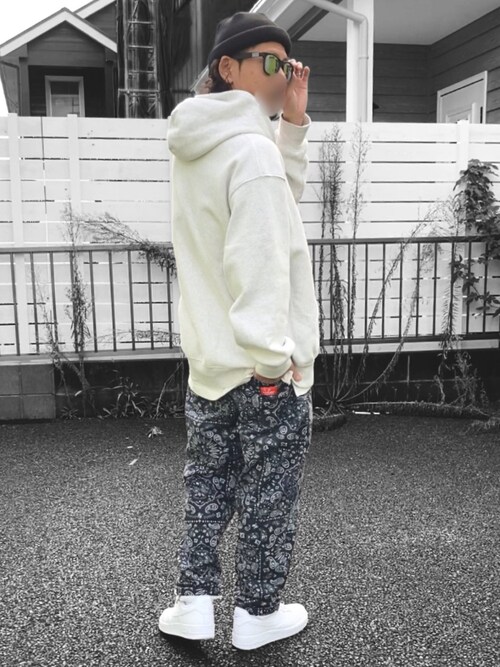 十然ダイ補湯 Racalのニットキャップ ビーニーを使ったコーディネート Wear