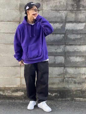 キリスト教 に渡って 海外 パープル パーカー コーデ メンズ Rapatelvidhyasankul Com