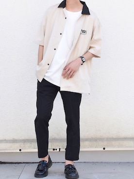 「SENSE OF PLACE by URBAN RESEAR」｜「アイテム（その他）」を使った、おやすみくん💤さん（メンズ・170cm）の夏コーディネート