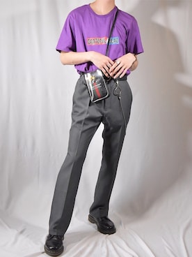 「HARE」｜「アイテム（モカシン/デッキシューズ）」を使った、おやすみくん💤さん（メンズ・170cm）の夏コーディネート