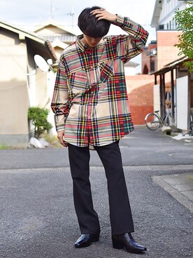 「TOMMY HILFIGER」｜「アイテム（その他）」を使った、おやすみくん💤さん（メンズ・170cm）の秋コーディネート