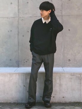 「HEAD（ヘッド）のアイテム（トップス）」を使った、おやすみくん💤さん（メンズ・170cm）の春コーディネート