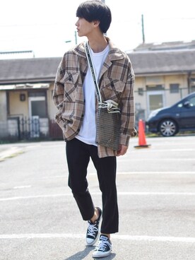 おやすみくん💤さん(メンズ・170cm)の春コーディネート