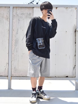 おやすみくん💤さん（メンズ・170cm）の春コーディネート