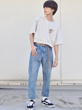 「YArKA（ヤーカ）のアイテム」を使った、おやすみくん💤さん（メンズ・170cm）の夏コーディネート