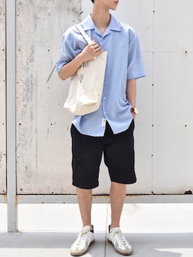 おやすみくん💤さん（メンズ・170cm）の夏コーディネート